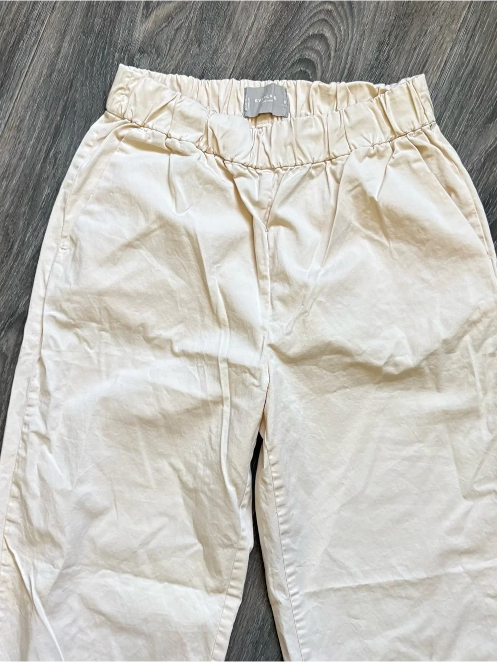 Everlane Easy Pants sz 6 canvas